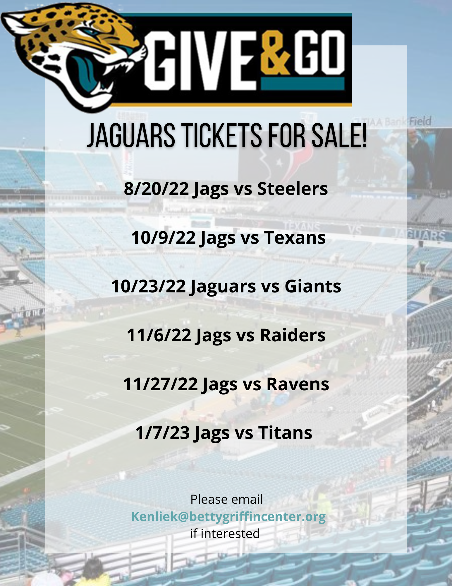 Jaguars Tickets  Jacksonville Jaguars 